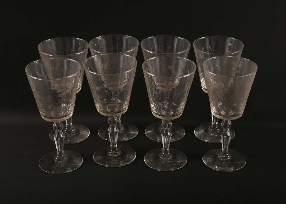 Cut Glass Stemware