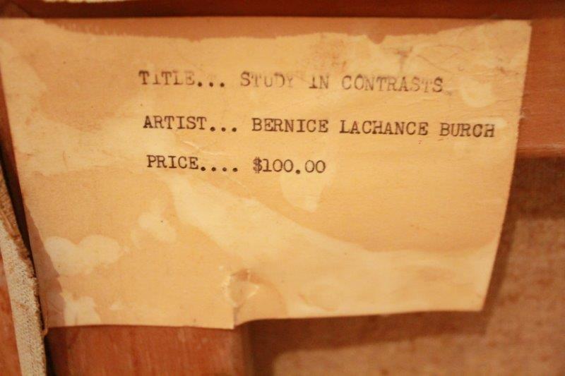 Original Oil on Canvas Signed by Artist B.Burch