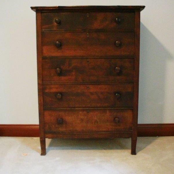 Mission Style Wood Chest of Drawers
