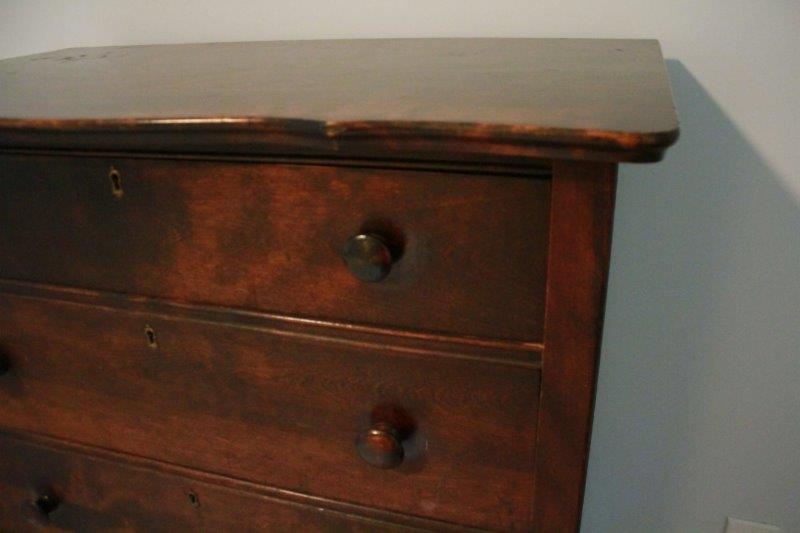 Mission Style Wood Chest of Drawers