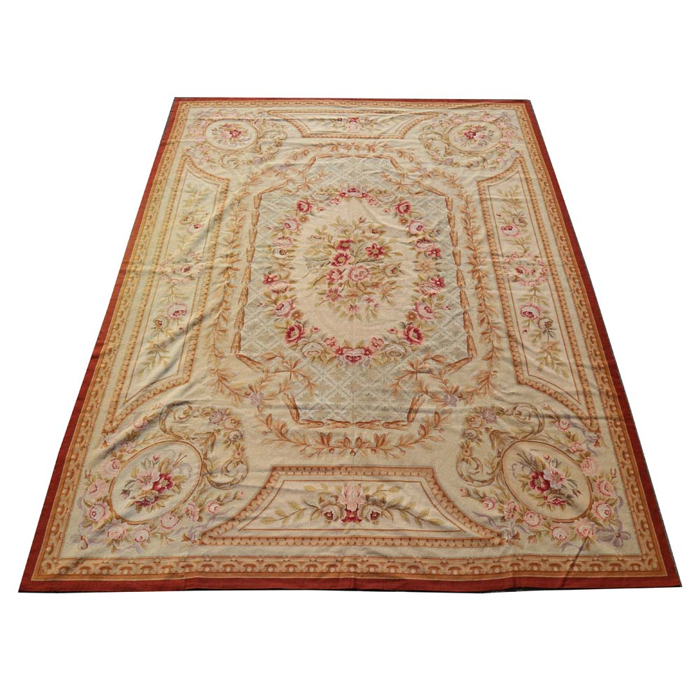 Needlepoint Aubusson Area Rug