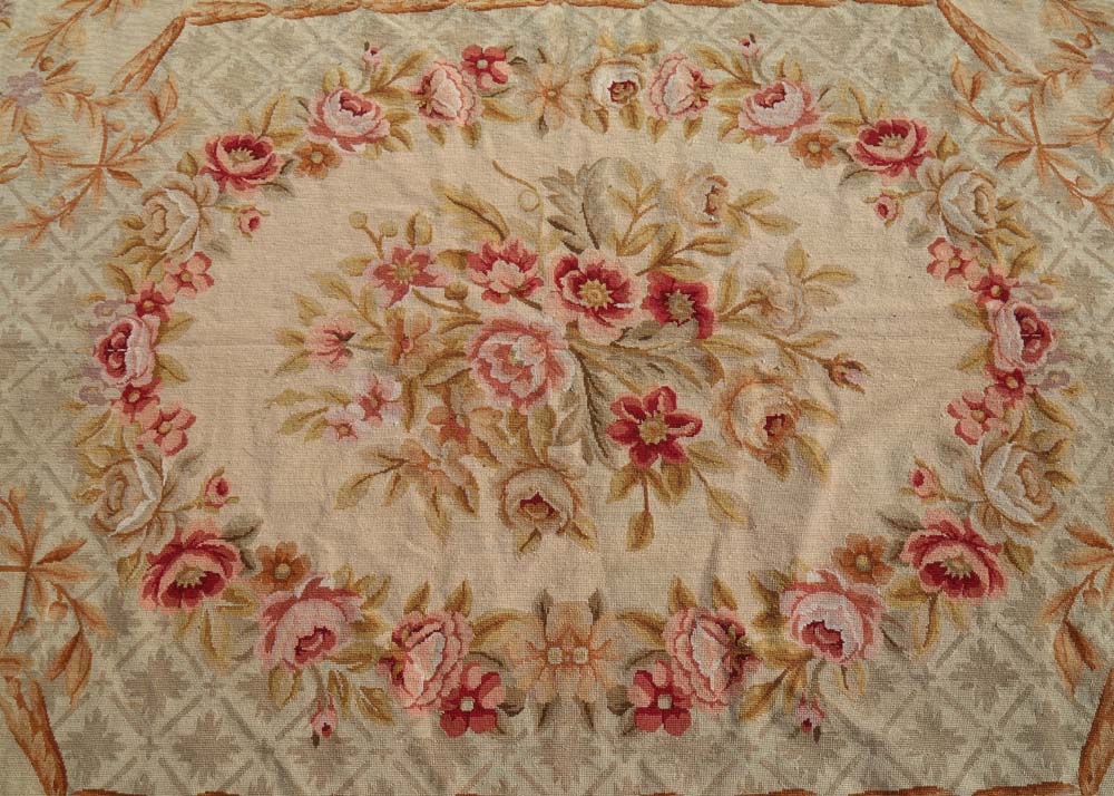 Needlepoint Aubusson Area Rug