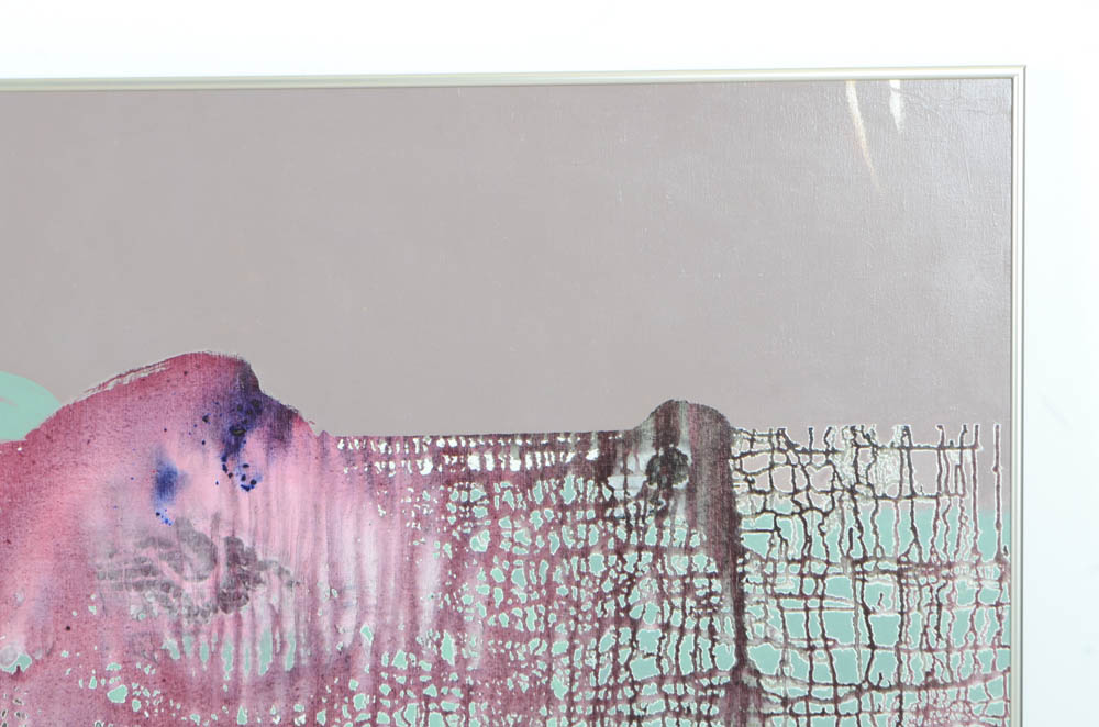 R. Osborne Original Abstract Oil Painting "Modern Dreamscape"