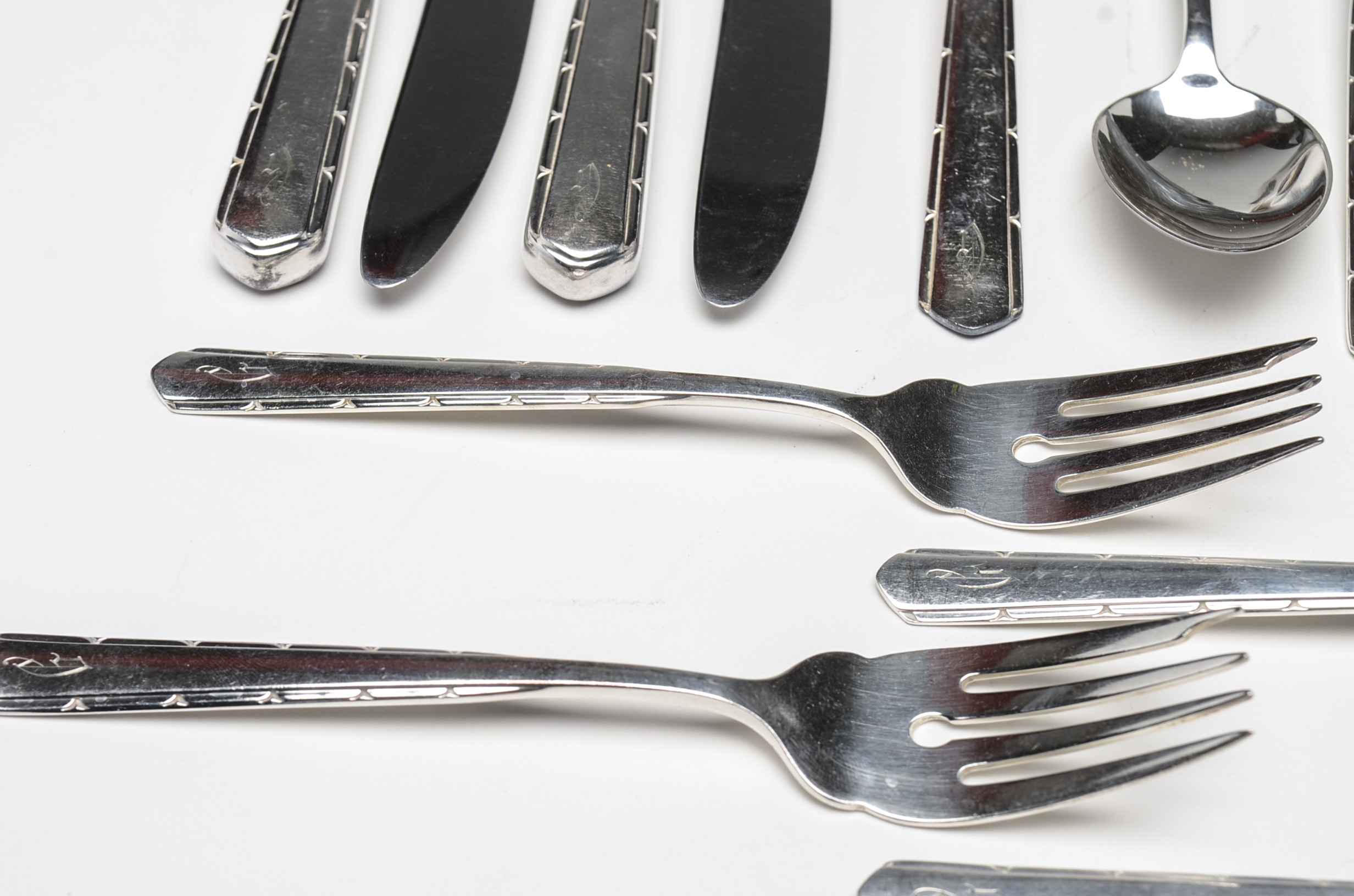 Gorham Silver Plate "Remembrance" Four Piece Flatware Set