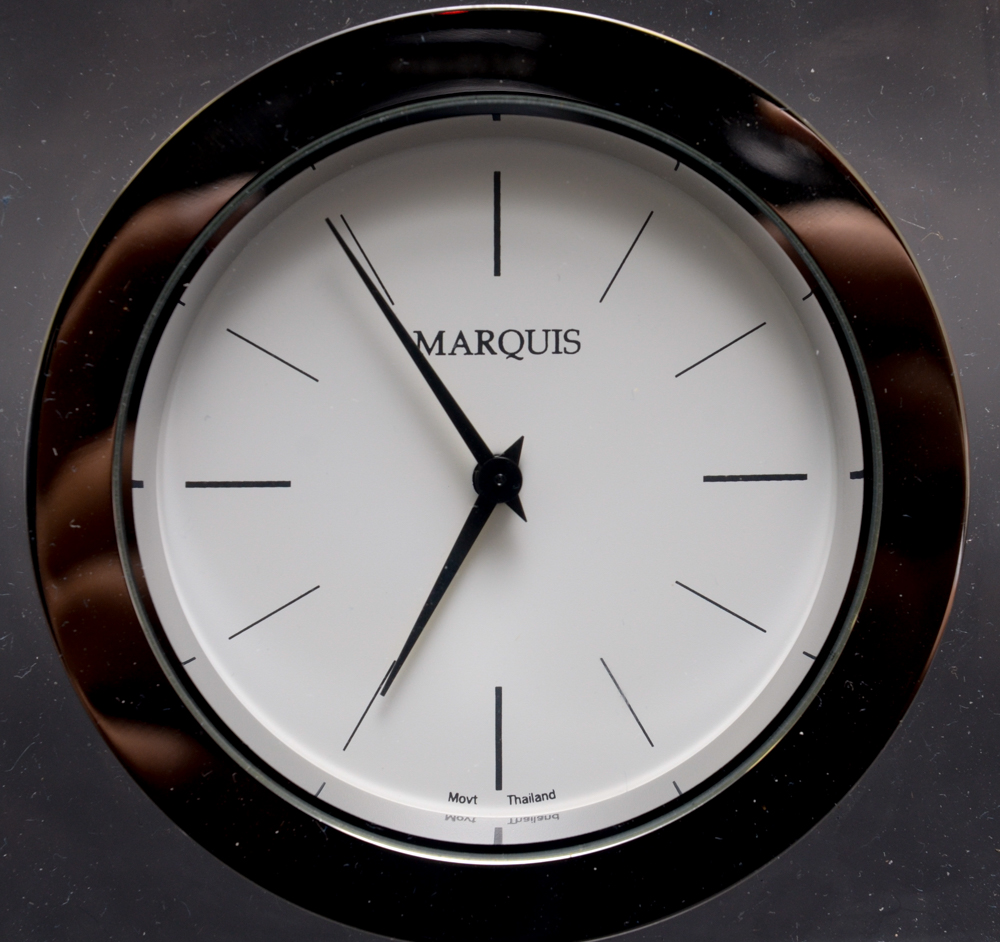 Marquis by Waterford Crystal Clock in Box