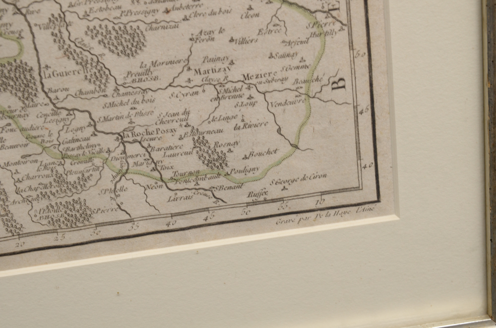 18th Century Robert de Vaugondy Map of France