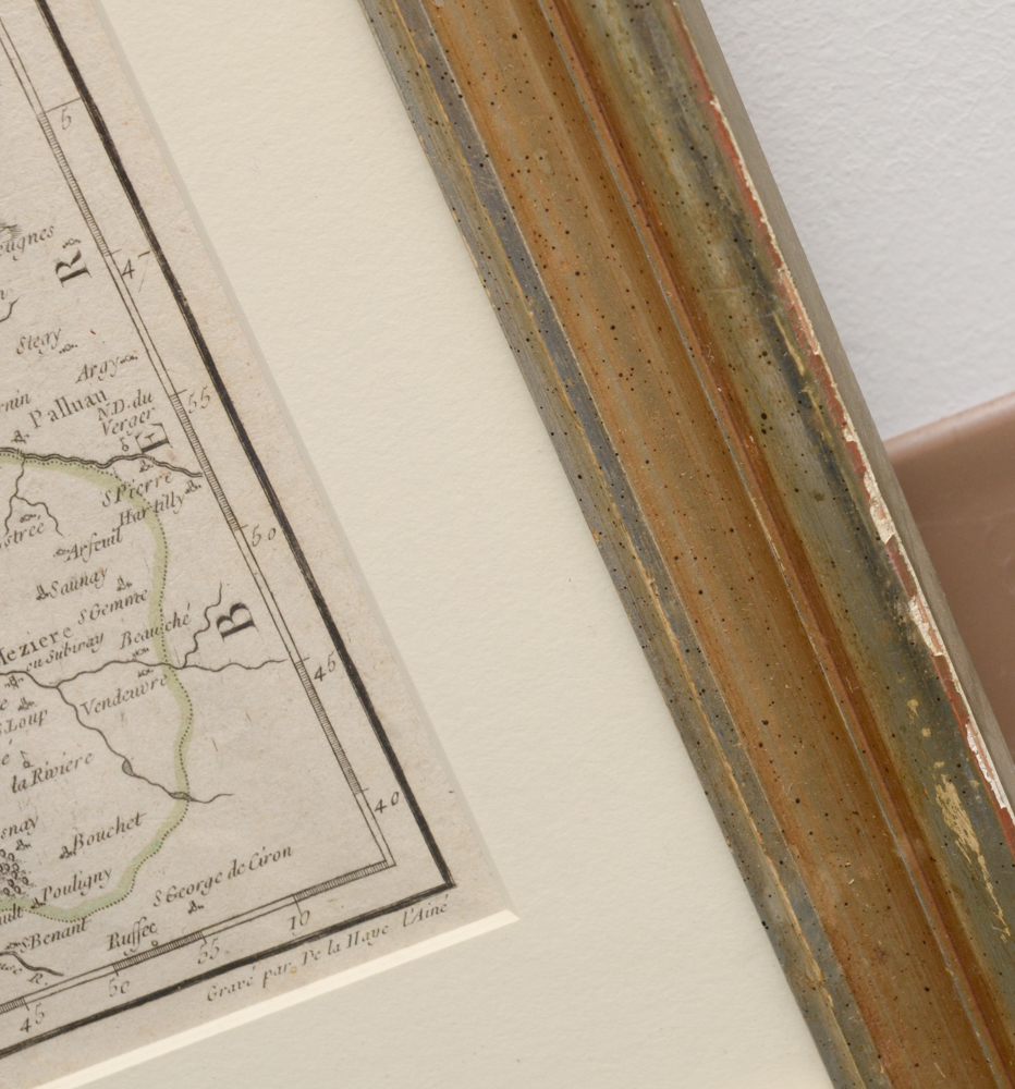 18th Century Robert de Vaugondy Map of France