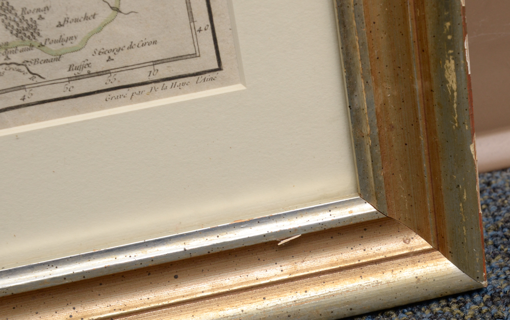 18th Century Robert de Vaugondy Map of France