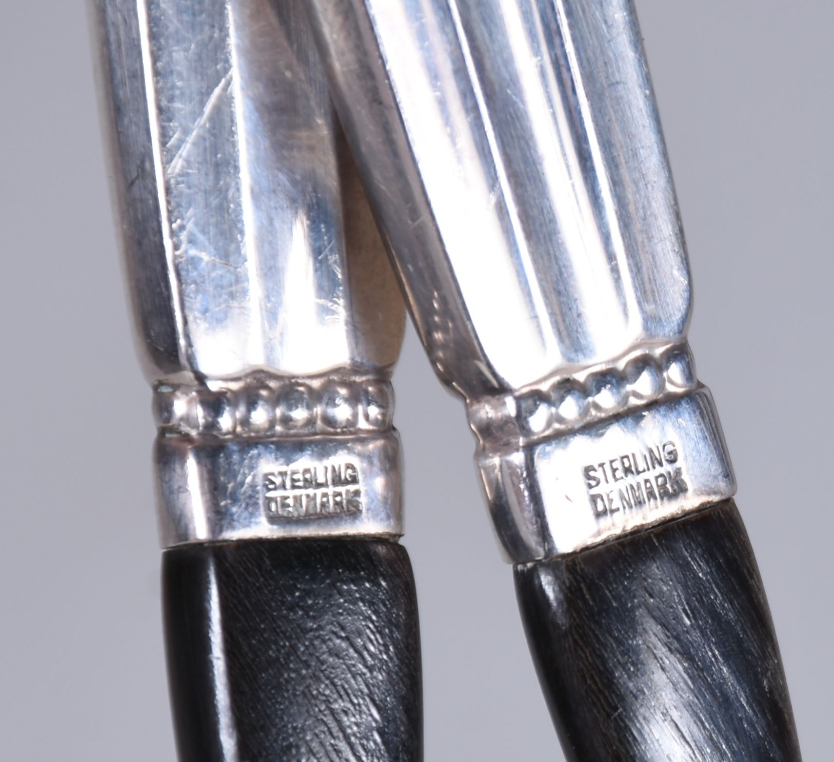 Gorham "English Gadroon" Sterling Flatware Set with "Pamilla" Display Case