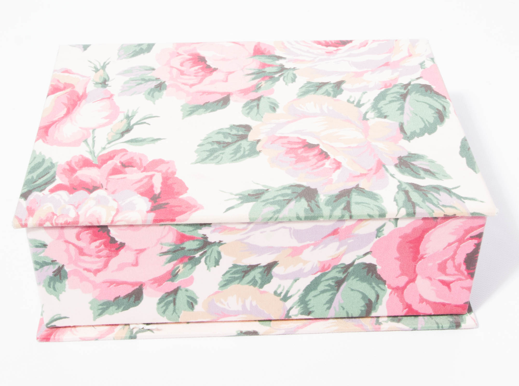 Vintage Fabric Jewelry Box and Pouch