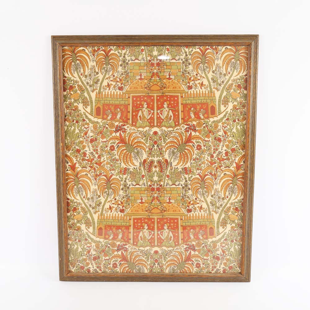 Framed Indian Textile