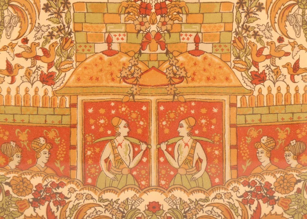 Framed Indian Textile