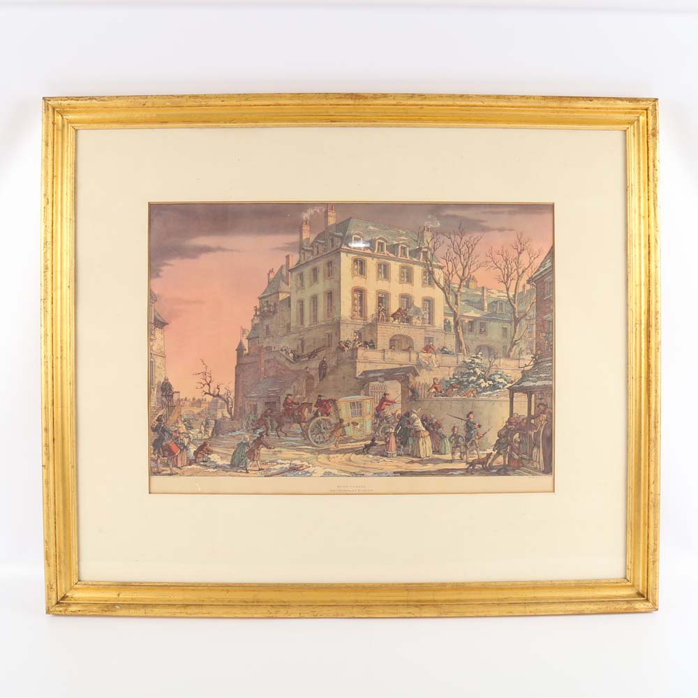 T. M. Cleland "Home-Coming" Offset Lithograph