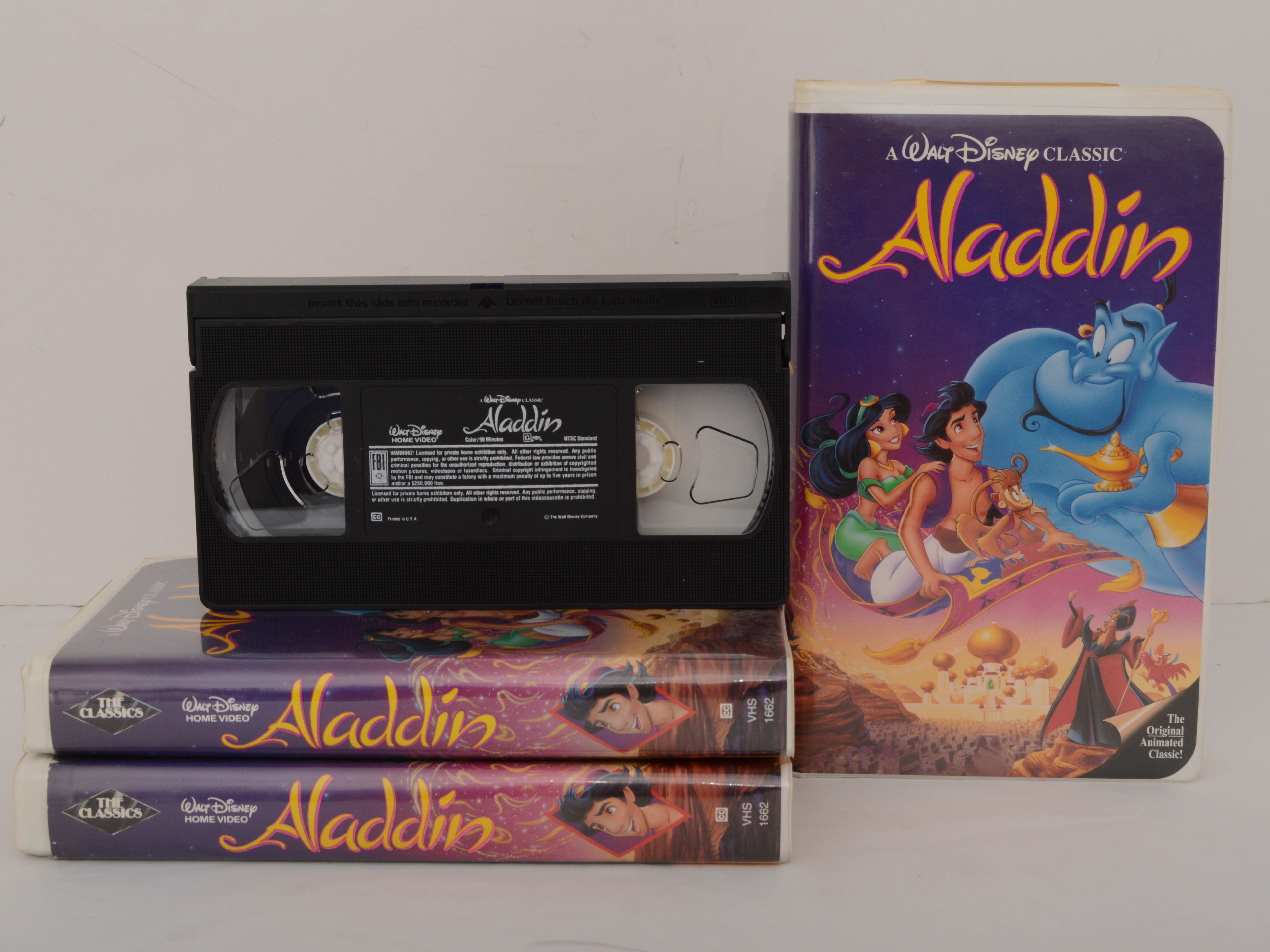 Collection of Vintage Disney Black Diamond VHS Tapes