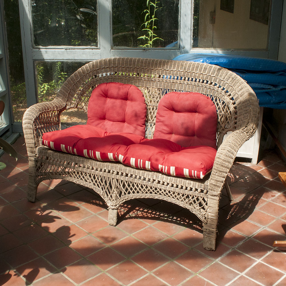 Wicker Outdoor Loveseat