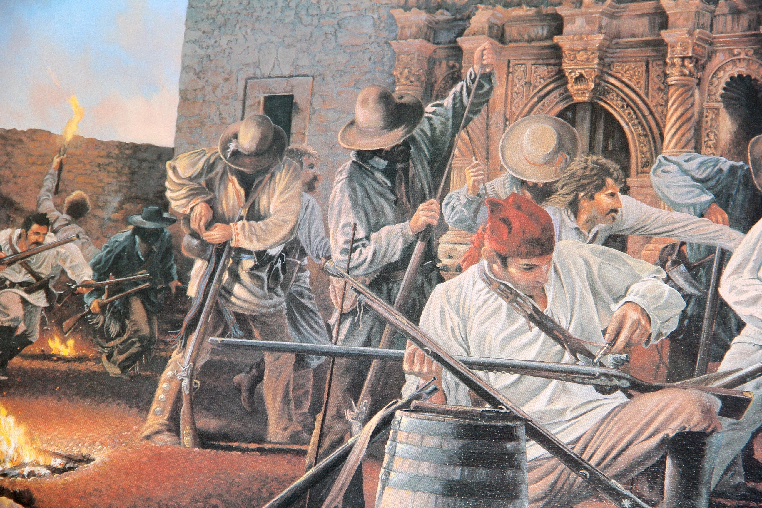 Richard Luce "For God and Texas" Reproduction Print