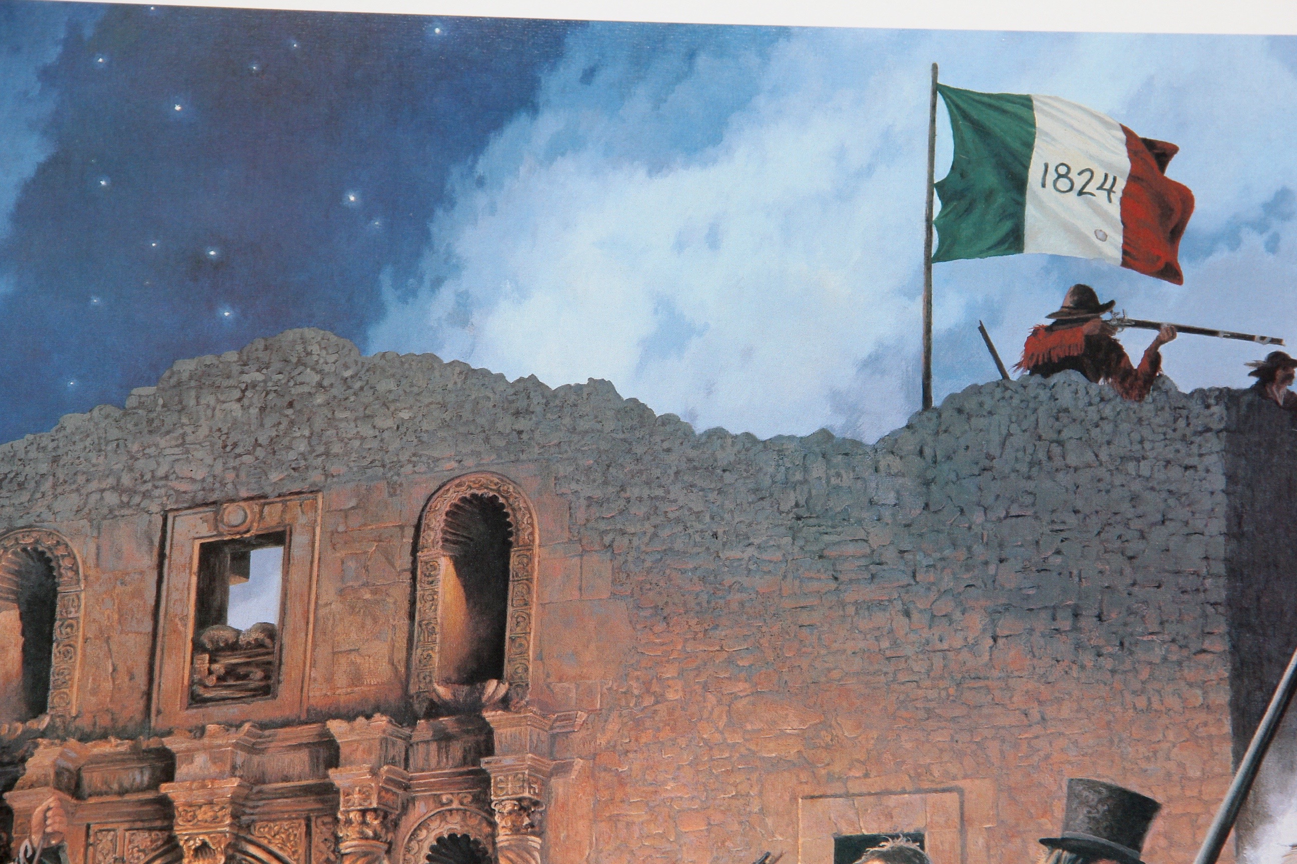 Richard Luce "For God and Texas" Reproduction Print