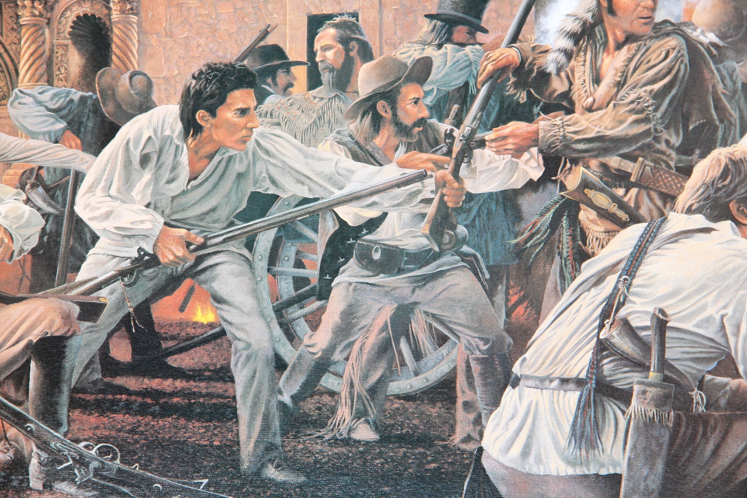 Richard Luce "For God and Texas" Reproduction Print