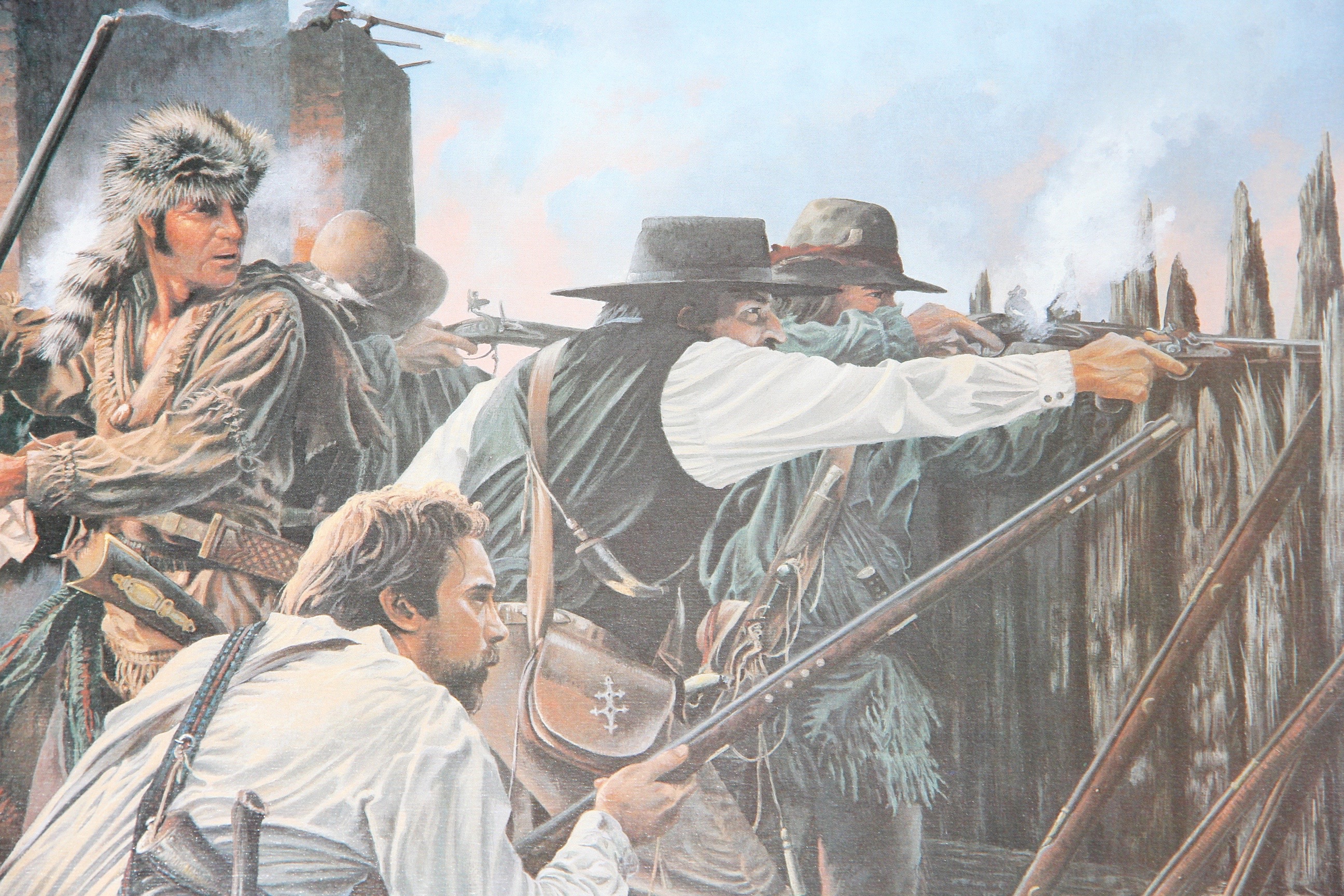 Richard Luce "For God and Texas" Reproduction Print