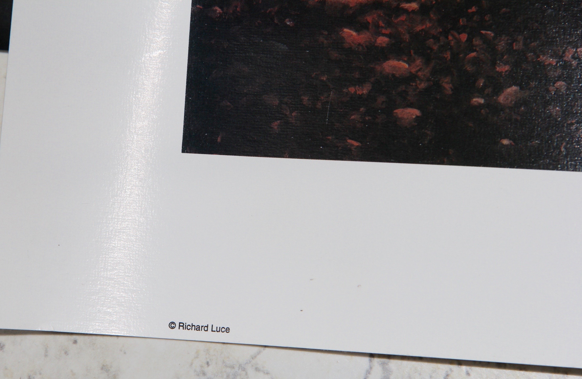 Richard Luce "For God and Texas" Reproduction Print