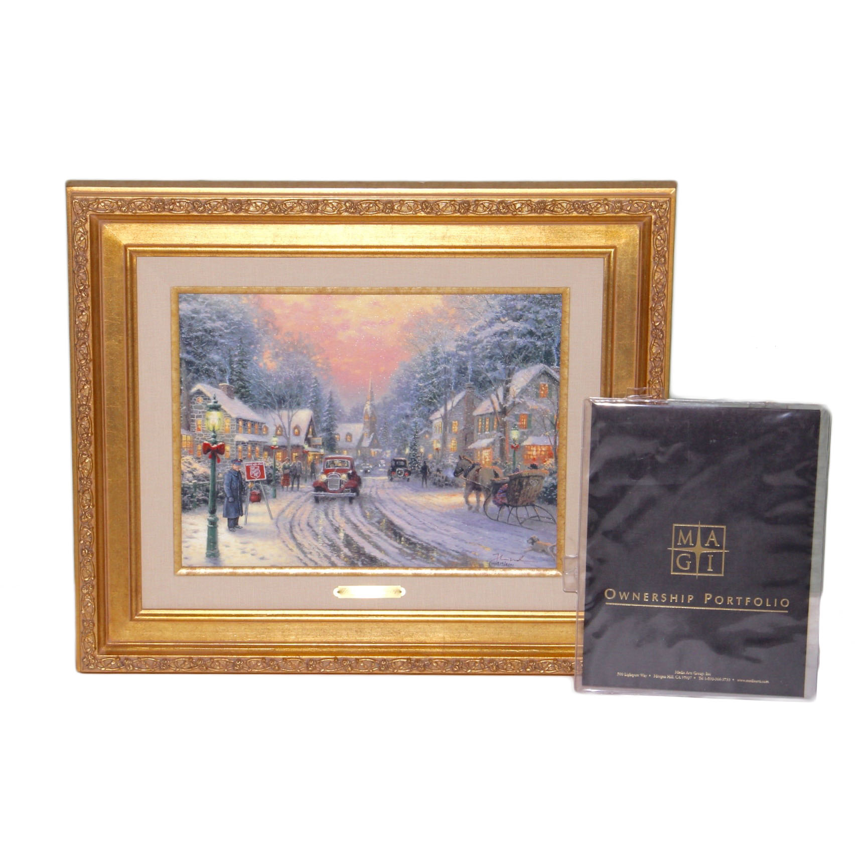 Thomas Kinkade's Limited Edition Print "The Season of Giving"