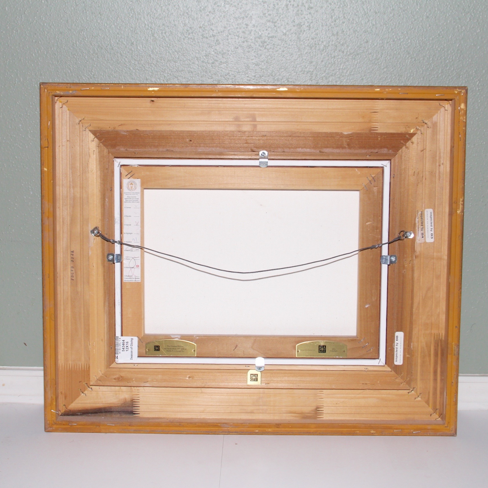 Thomas Kinkade's Limited Edition Print "The Season of Giving"