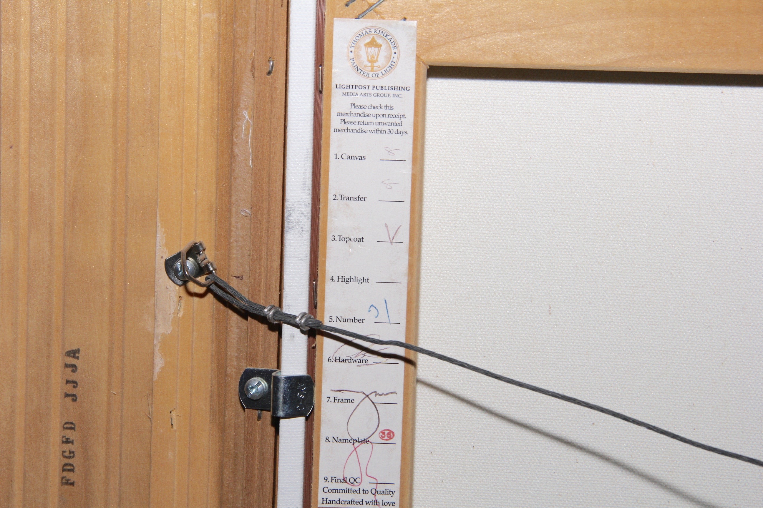 Thomas Kinkade's Limited Edition Print "The Season of Giving"