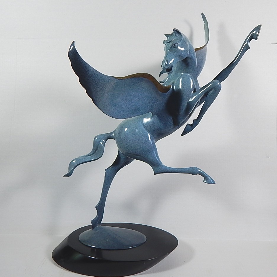 Bronze Patina Finish Sculpture by Gene Guibord