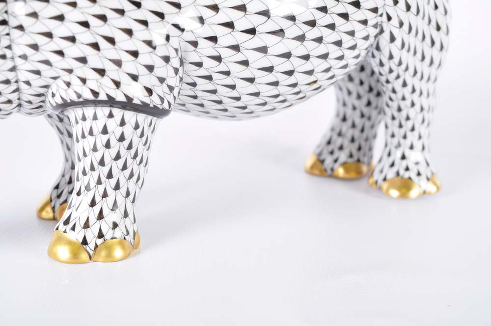 Herend Hungary Rhinoceros