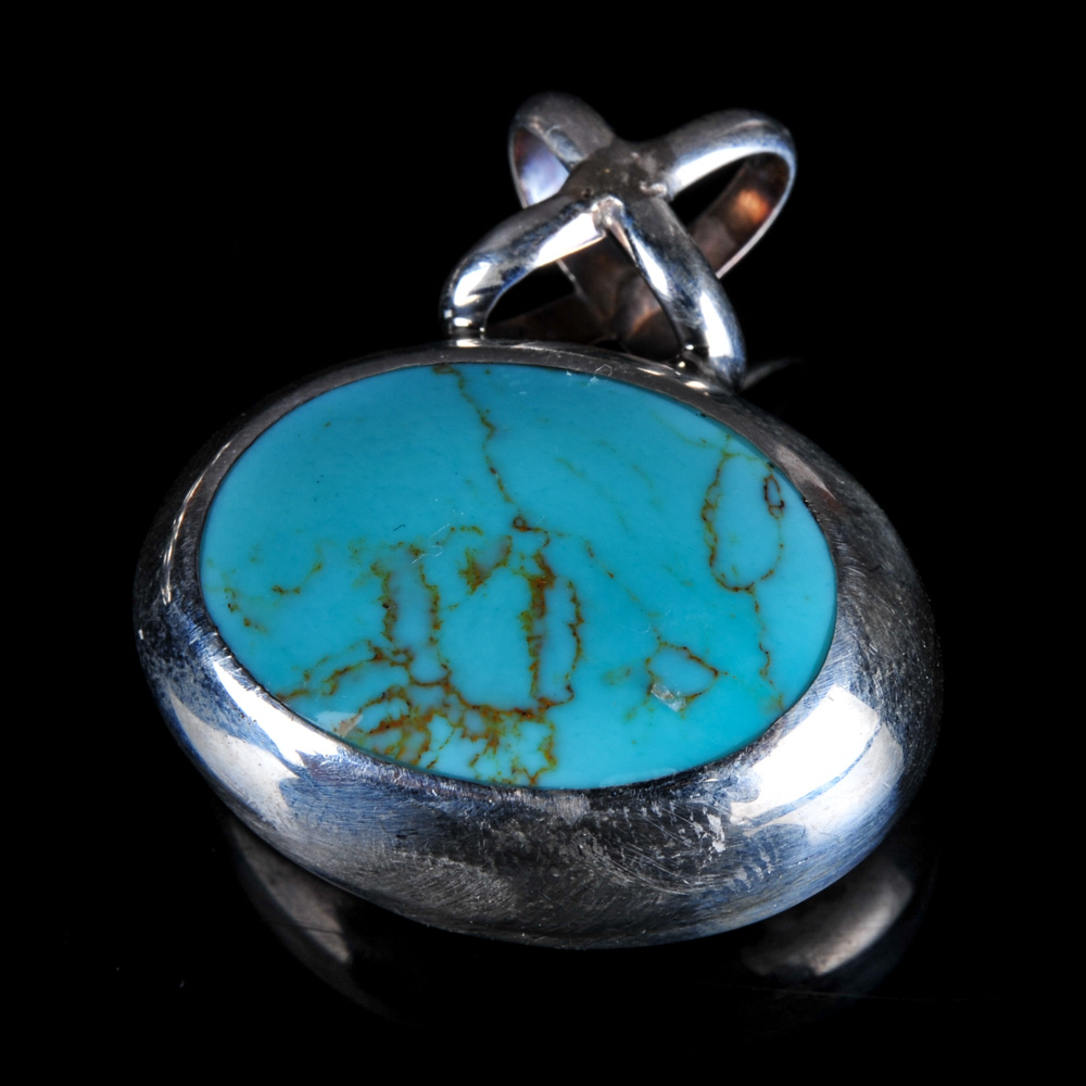 Sterling and Multi- Gemstone Pendant and Bracelet