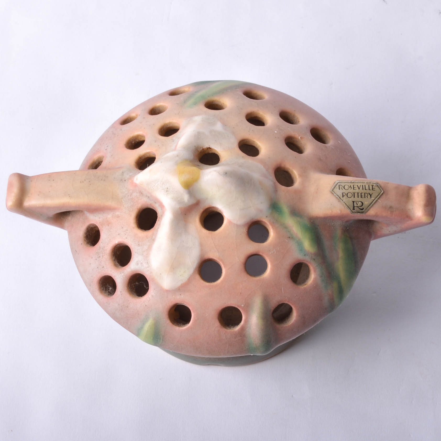 Roseville Pottery "Iris" Flower Frog