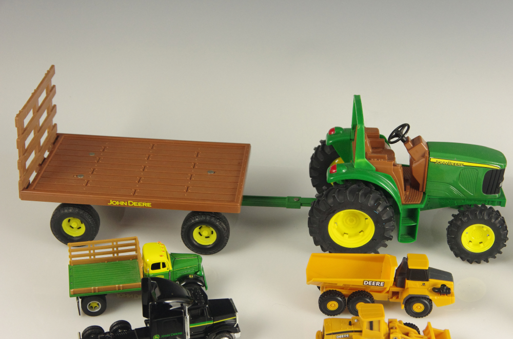 Vintage Diecast Cars With Newer Trucks, Cars, and Racers