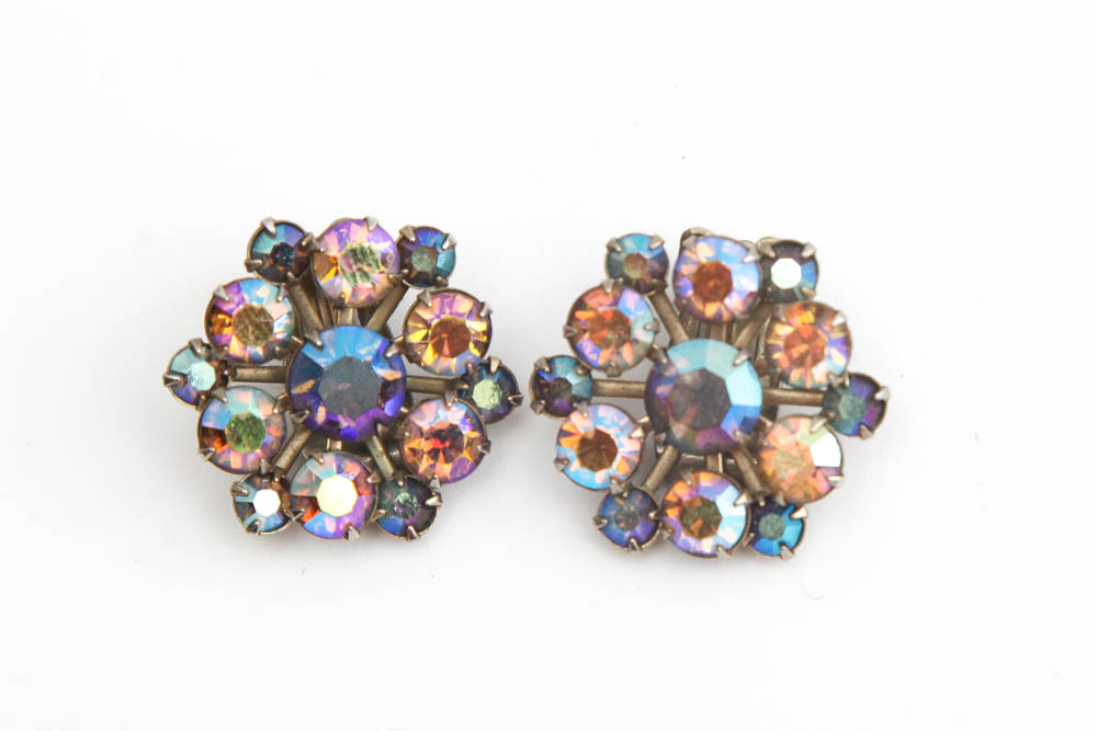 Collection of Vintage Clip On Earrings