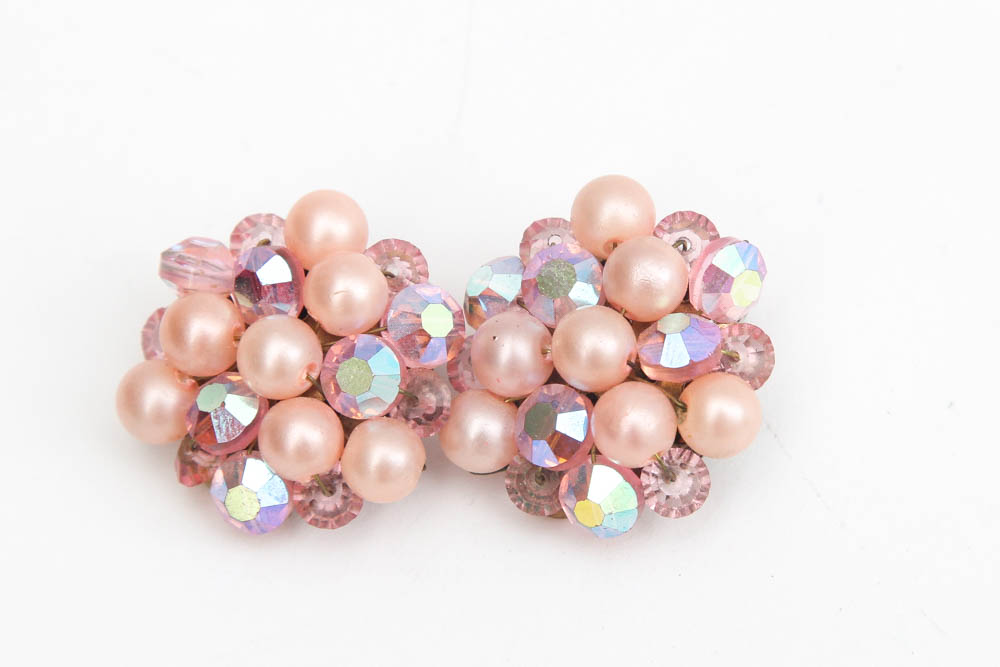 Collection of Vintage Clip On Earrings