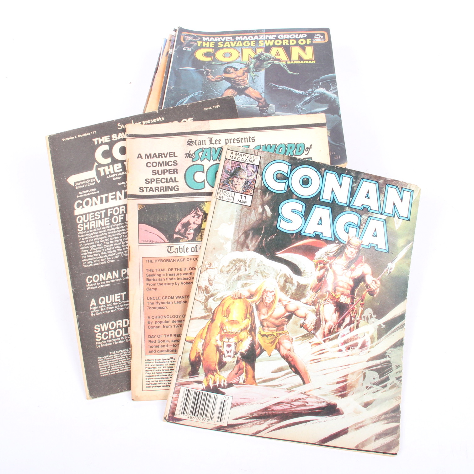 Marvel Conan Comic Books