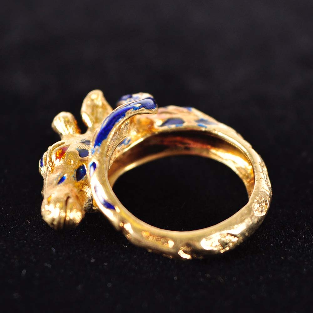 18K Gold Giraffe Ring