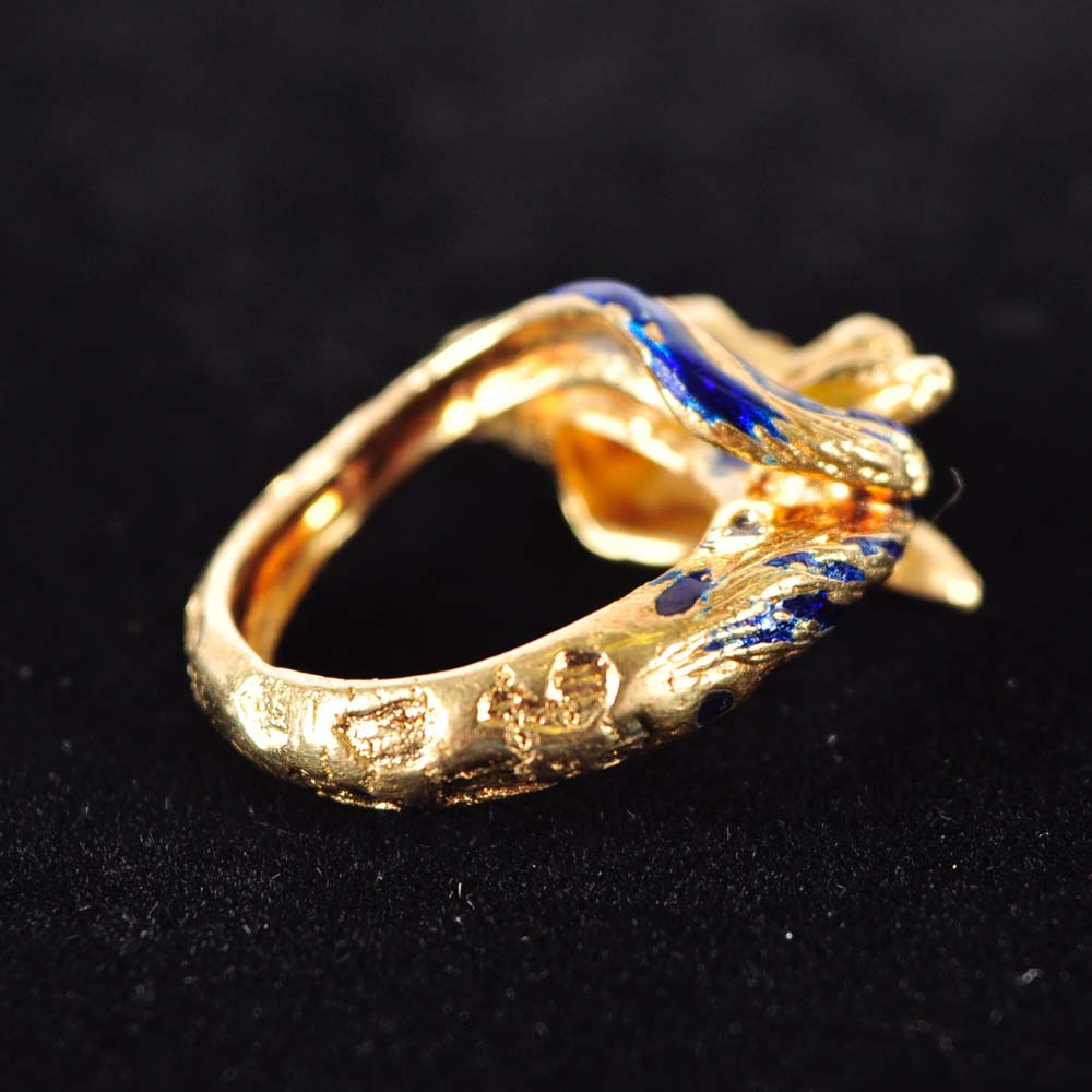 18K Gold Giraffe Ring