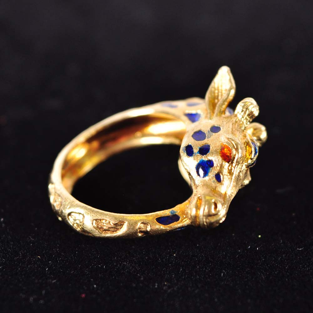 18K Gold Giraffe Ring
