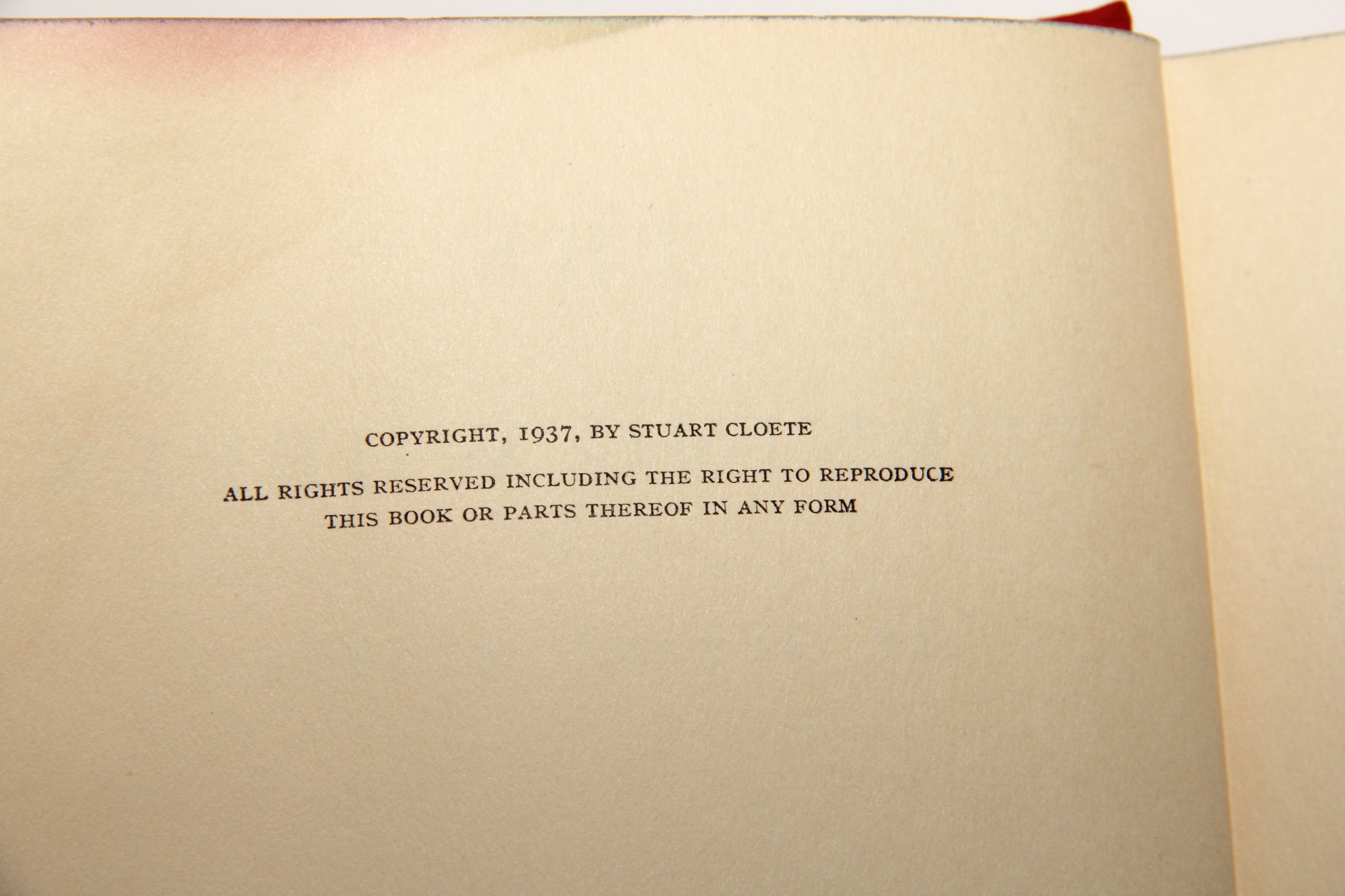 Collection of Books Published in 1930s