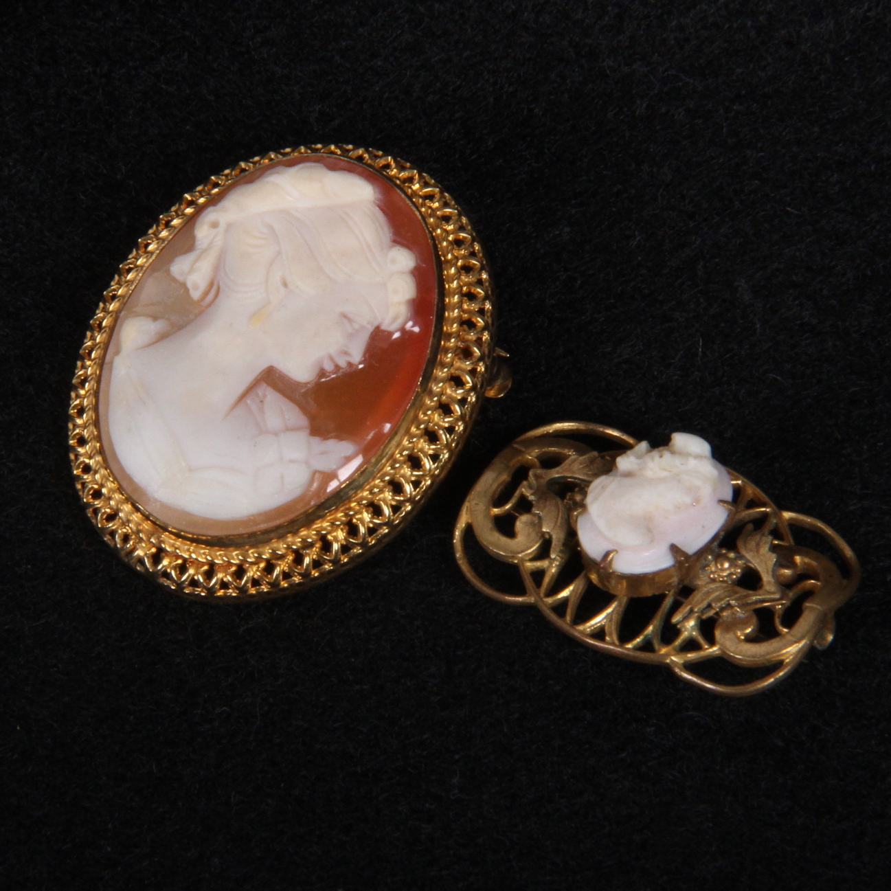 Collection of Vintage Shell Cameos