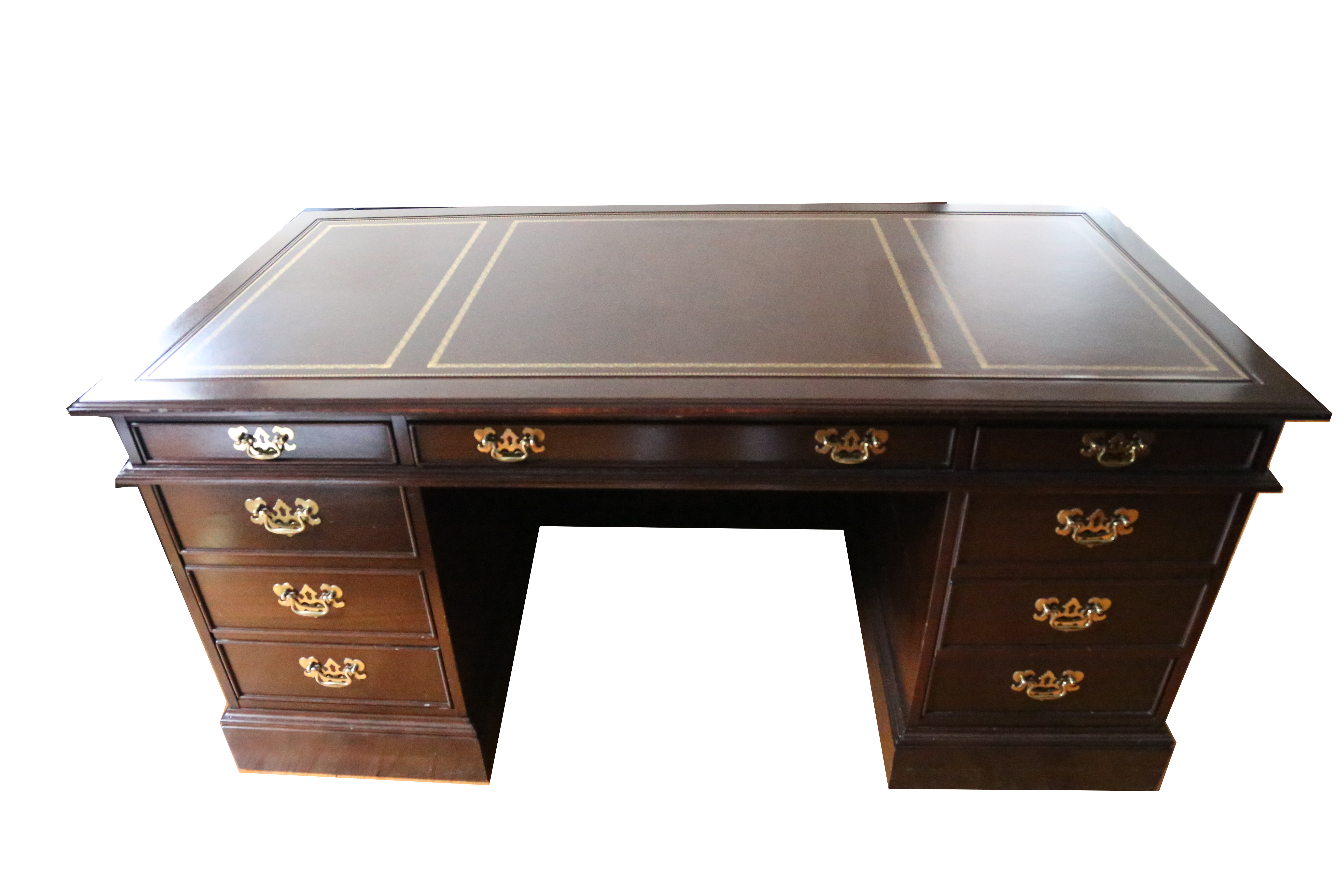 Sligh Furniture Mahogany Partners Desk