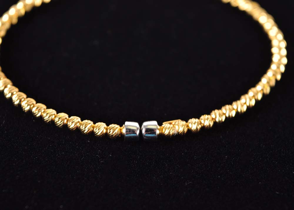 Silver Plated Bead Bracelet