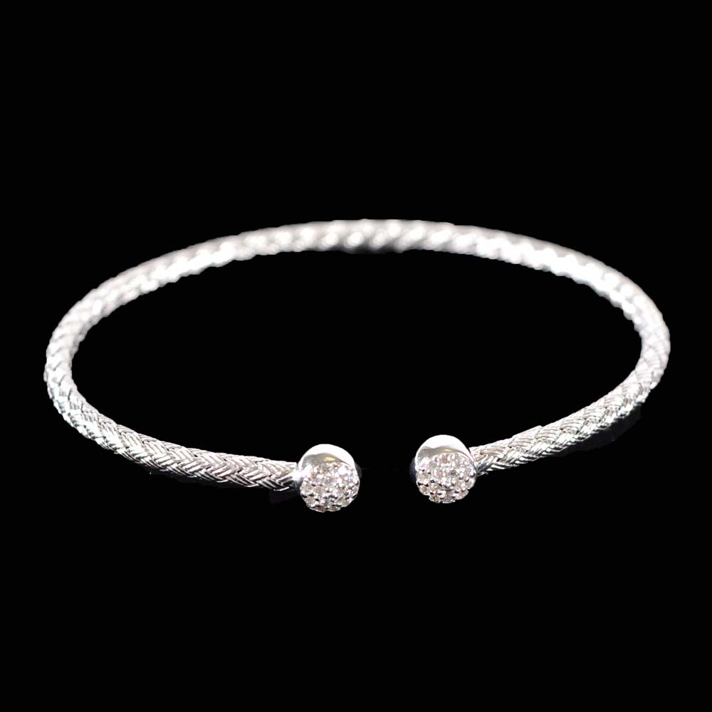 Sterling Silver Cubic Zirconia Bracelet