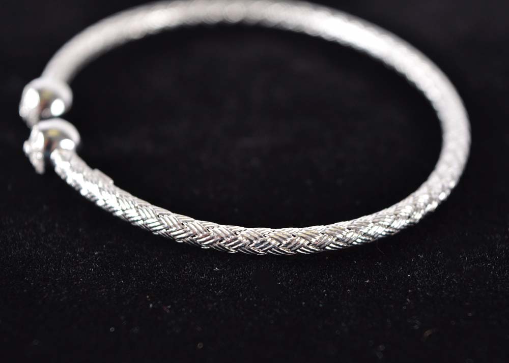 Sterling Silver Cubic Zirconia Bracelet