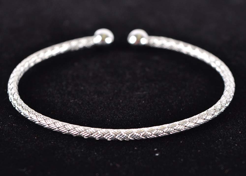 Sterling Silver Cubic Zirconia Bracelet