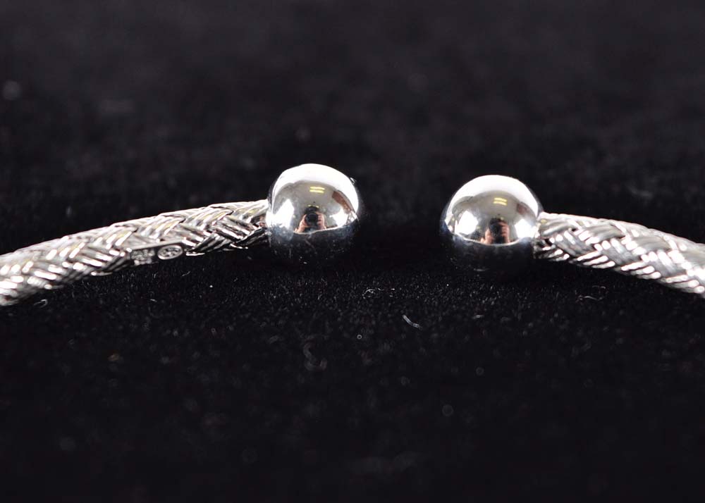 Sterling Silver Cubic Zirconia Bracelet