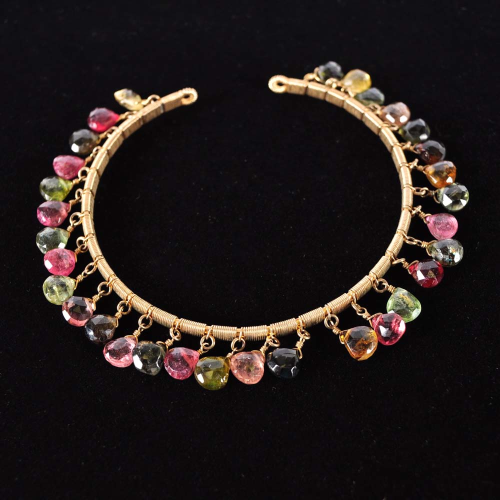 Multi-Colored Tourmaline Bracelet