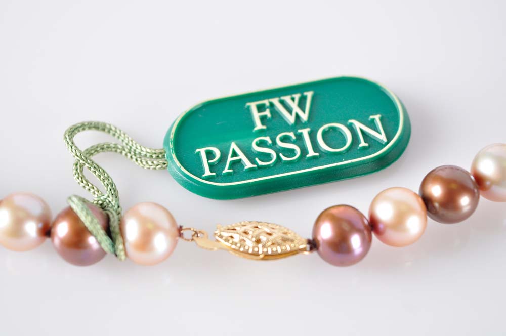 Chocolate and Mocha Freshwater Pearl Necklace