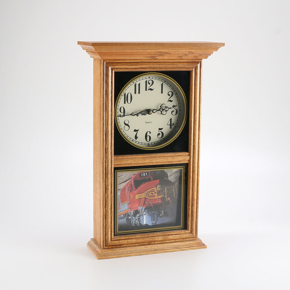 Picture Frame Mantel Clock