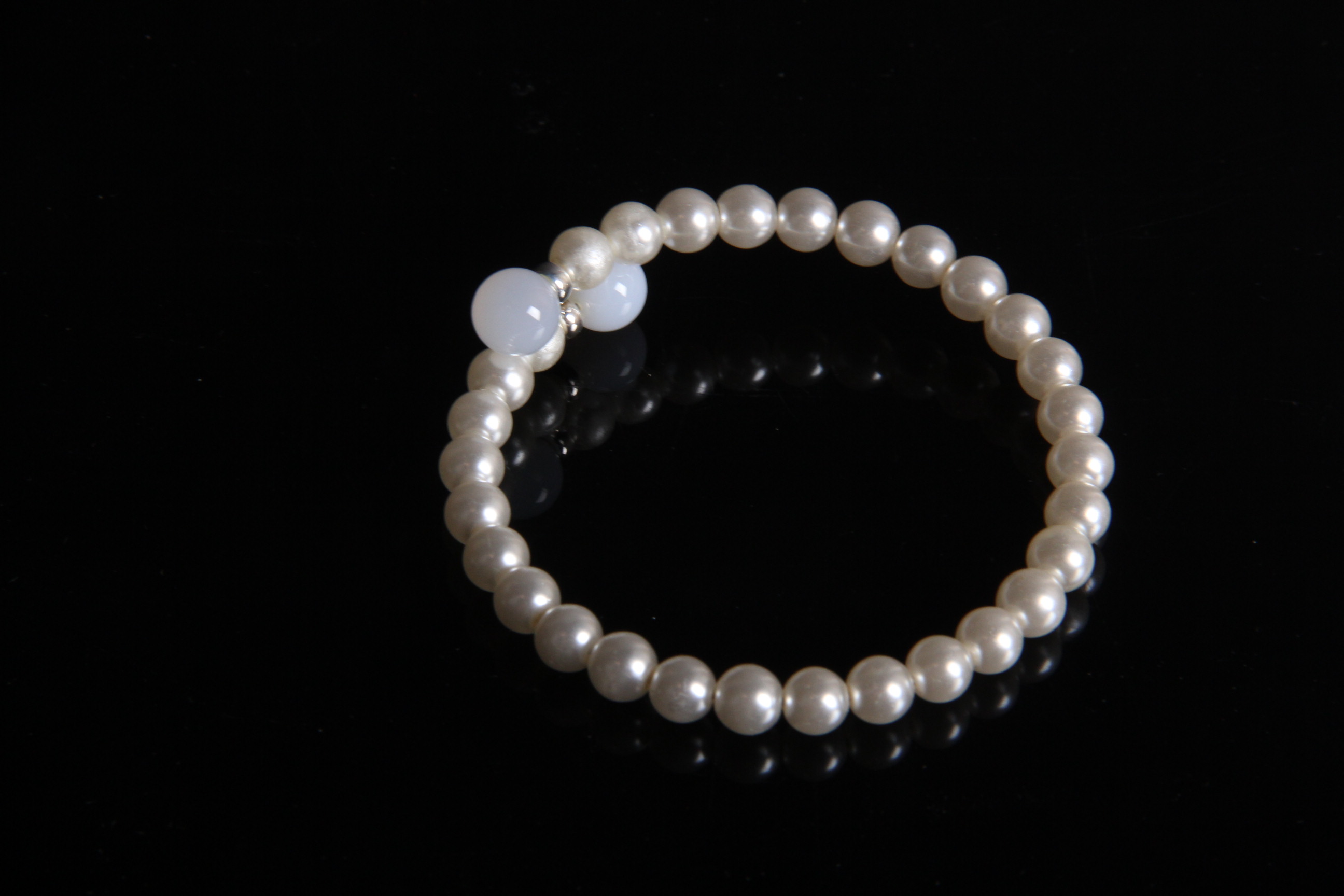 Five Freshwater Pearl Cuff Bracelets